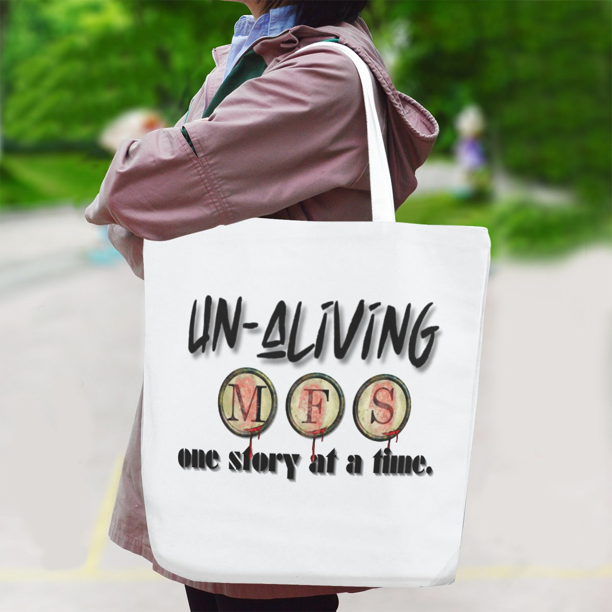 Un-Aliving MFs one story at a time Canvas Bag With Shoulder Strap 3 sizes