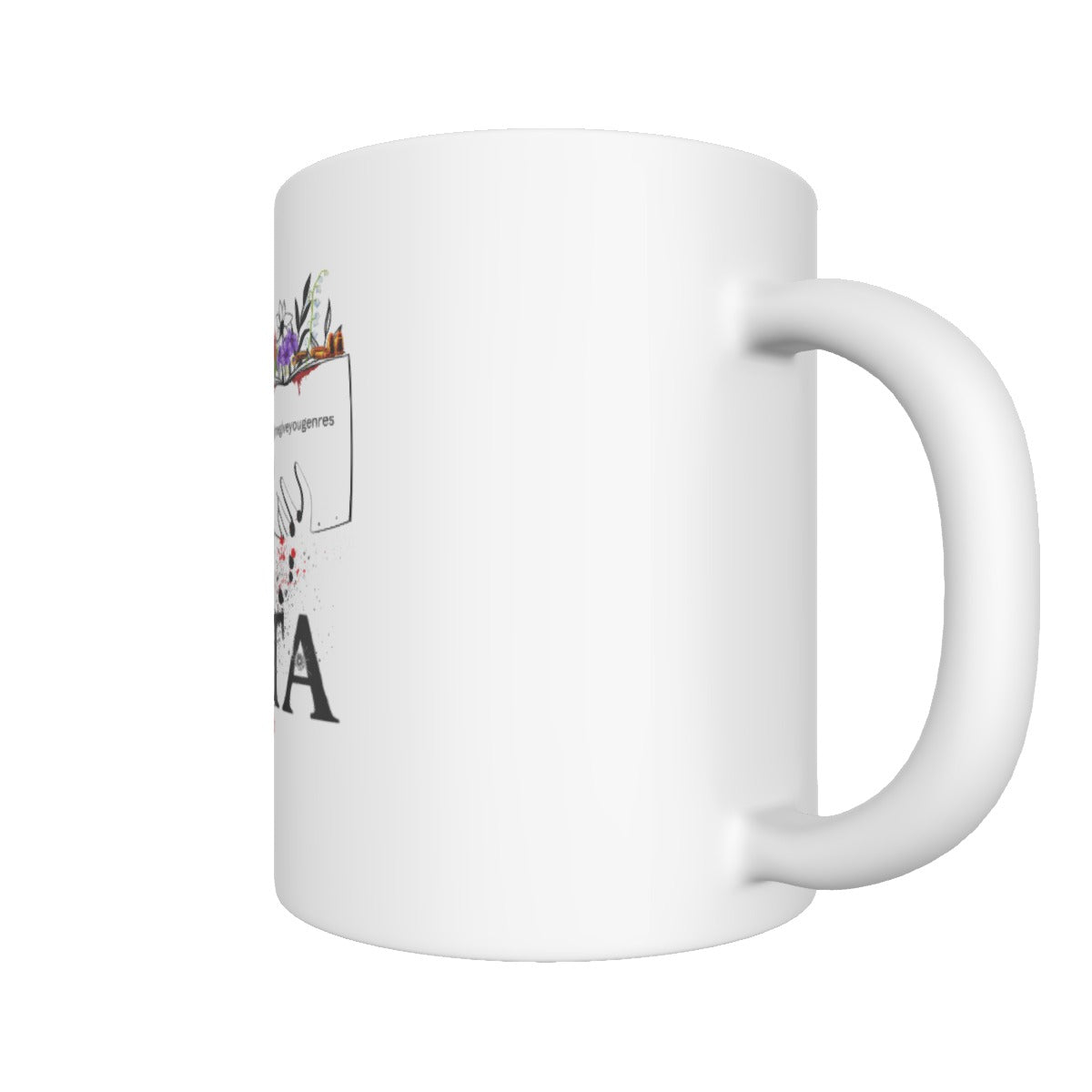 Respect My right to read Gangsta novels coffee cup